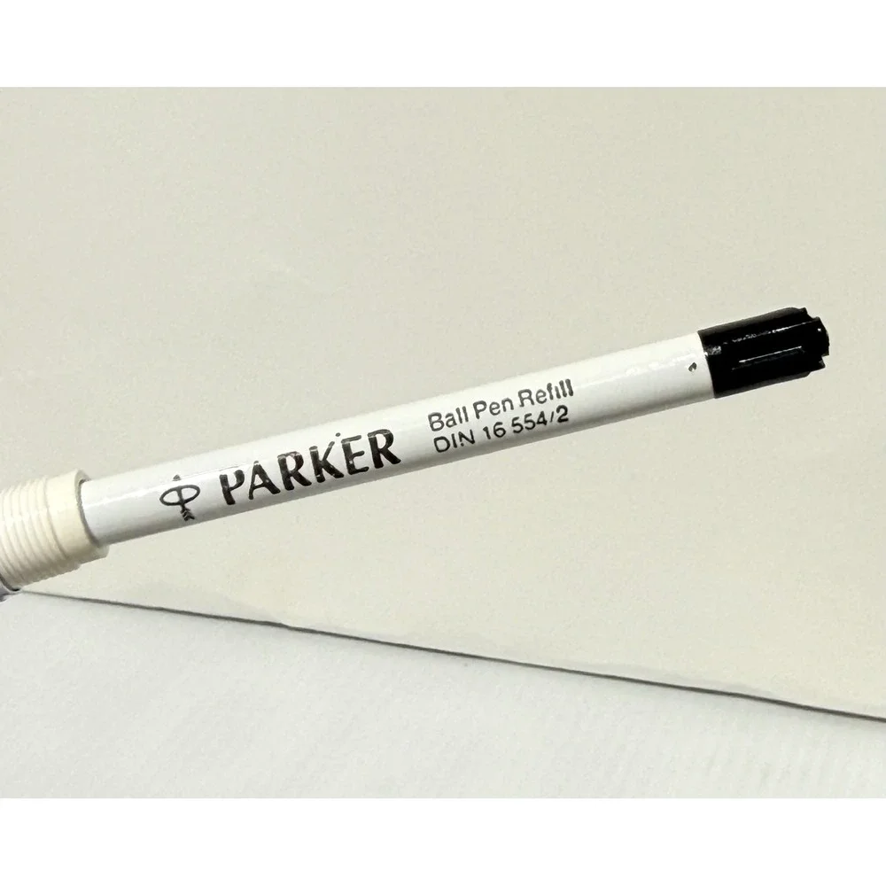 Vintage Parker Slinger Swinger Ballpoint Lanyard Pen WHT Paradies Shops 80s NOS
